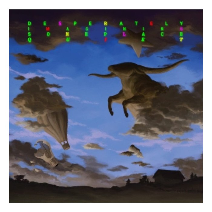 DISQ - DESPERATELY IMAGINING SOMEPLACE QUIET (HALF GREEN HALF BLUE VINYL) (I)