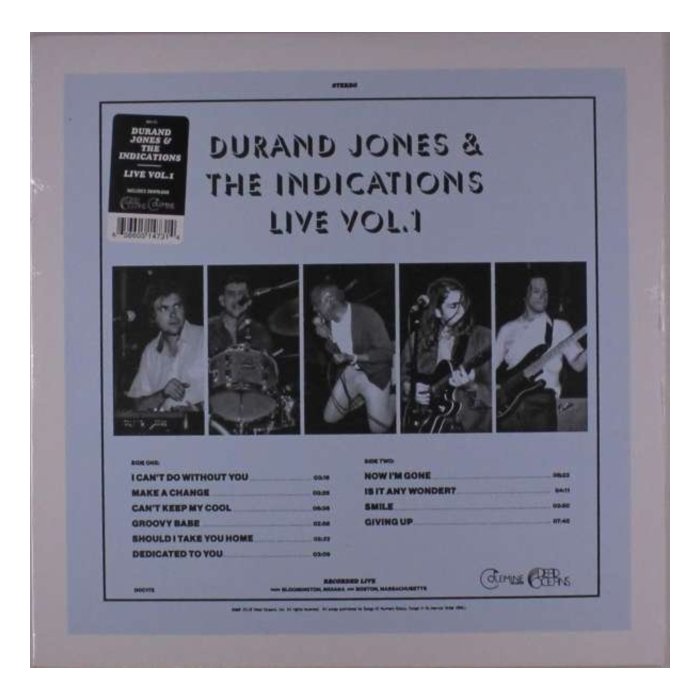 Durand Jones & The Indications: Live Vol. 1 - Jones,Durand & The Indications