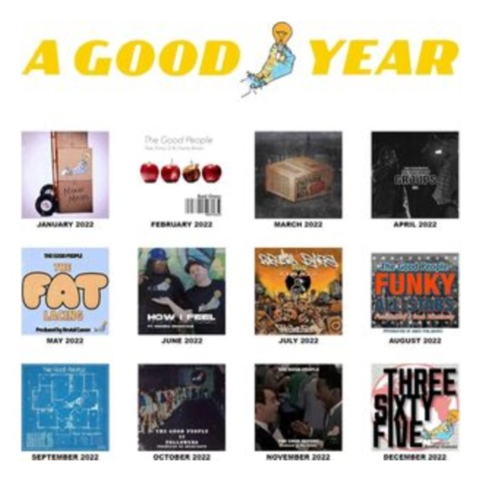 GOOD PEOPLE - GOOD YEAR (OPAQUE DUCKIE YELLOW VINYL)
