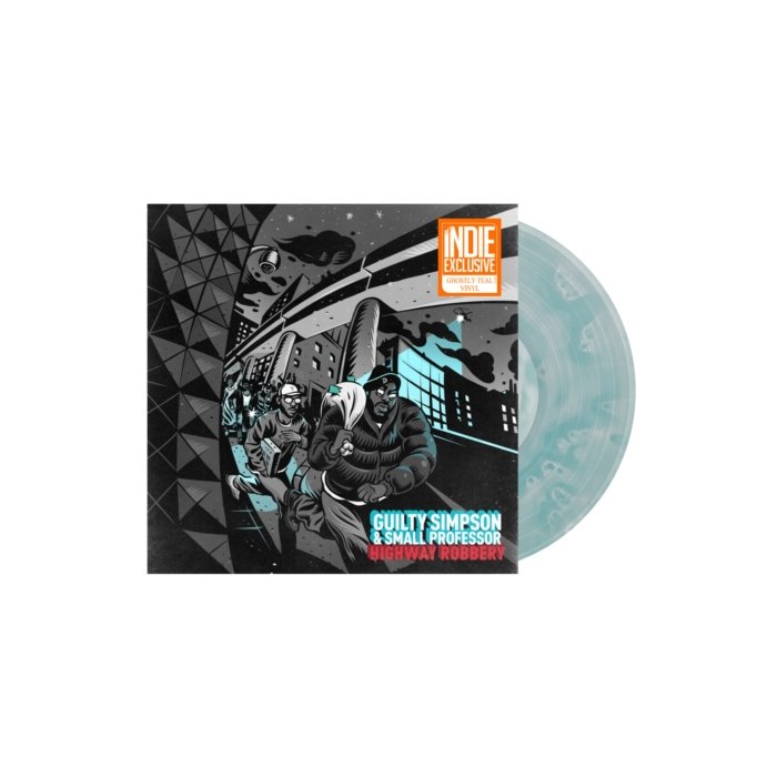 GUILTY SIMPSON & SMALL PROFESSOR - HIGHWAY ROBBERY (GHOSTLY TEAL VINYL) (I)