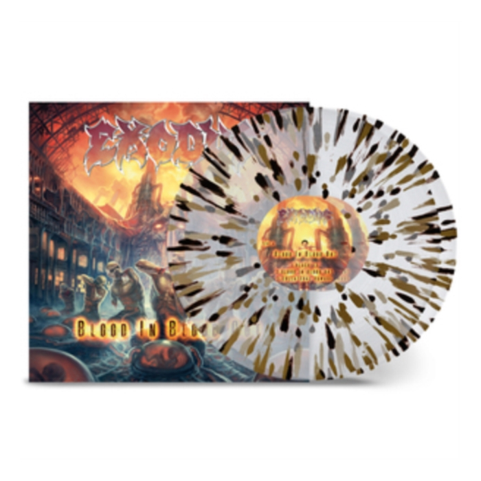 EXODUS - BLOOD IN BLOOD OUT (CLEAR GOLD BLACK SPLATTER VINYL/2LP)