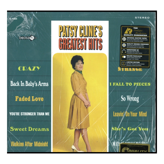 Patsy Cline - Greatest Hits (200G)