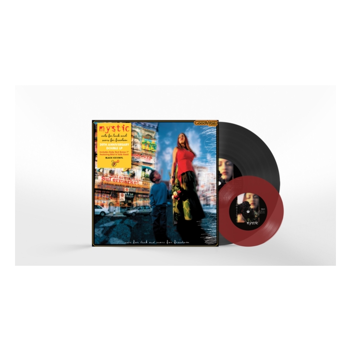 MYSTIC - CUTS FOR LUCK & SCARS FOR FREEDOM (BLACK ICE VINYL/RUBY RED 7INCH) (I)