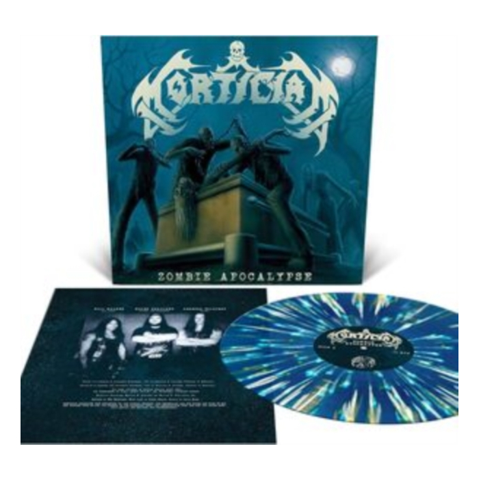 MORTICIAN - ZOMBIE APOCALYPSE (SEA BLUE WITH WHITE