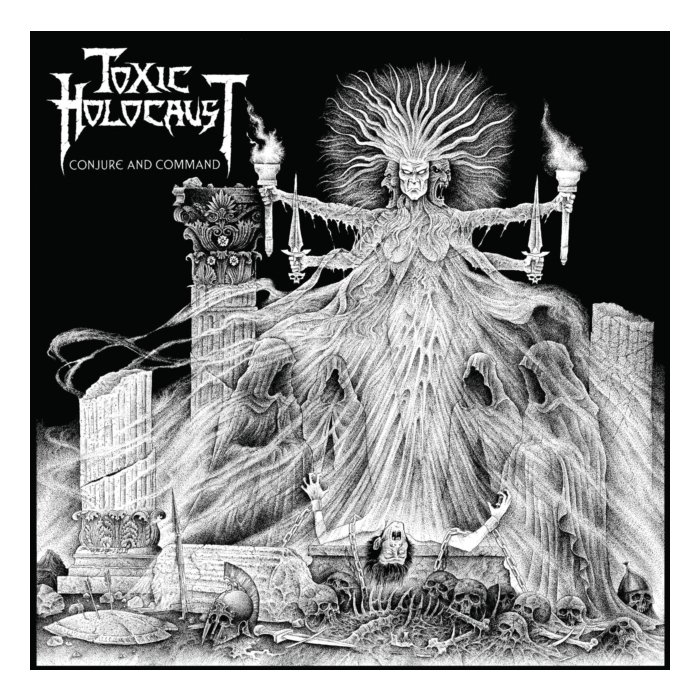 TOXIC HOLOCAUST - CONJURE & COMMAND (MILKY CLEAR WITH BLACK
