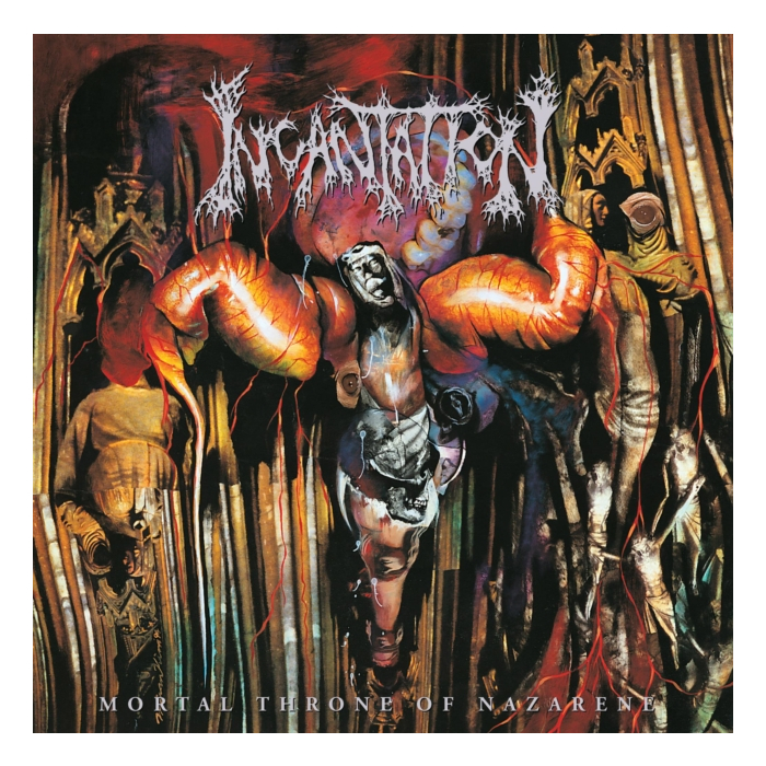 INCANTATION - MORTAL THRONE OF NAZARENE (REISSUE) (CUSTOM RIPPLE VINYL)