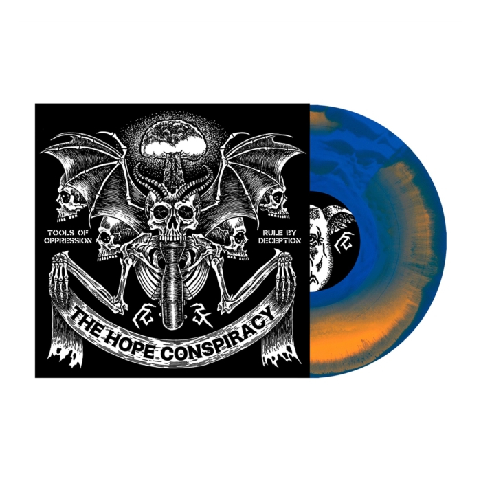 HOPE CONSPIRACY - TOOLS OF OPPRESSION/RULE BY DECEPTION (ORANGE/BLUE MIX VINYL) (I)