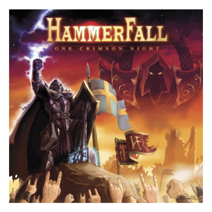 One Crimson Night (Live) (140G/Clear Vinyl/3Lp) - Hammerfall