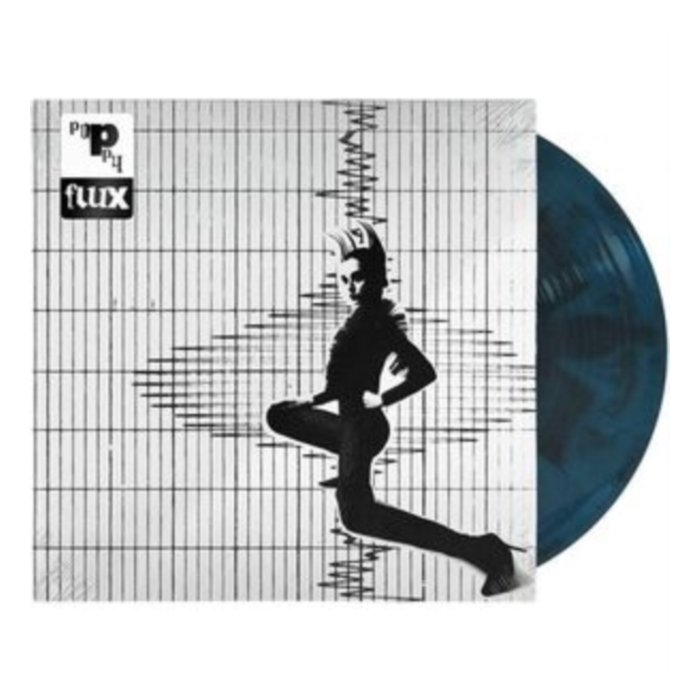 POPPY - FLUX (BLACK INSIDE TRANSPARENT ELECTRIC BLUE VINYL) (I)