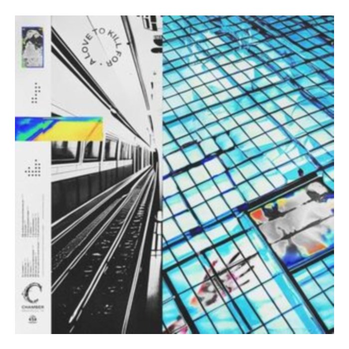 Love To Kill For (Electric Blue W/ White & Black Twist Vinyl) (I) - Chamber