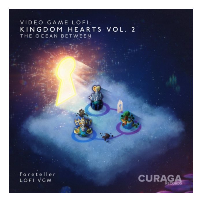 Video Game Lofi: Kingdom Hearts, Vol. 2 - Ocean Between (Star Seeker Pink/Purple/Blue Swirl Vinyl) - Foreteller