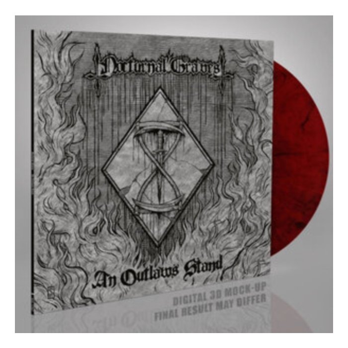 NOCTURNAL GRAVES - AN OUTLAWâ€™S STAND (RED/BLACK VINYL)