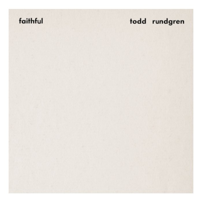 Faithful (2Lp/Clear Gold Vinyl/Premium Sound Edition/Gatefold) - Todd Rundgren