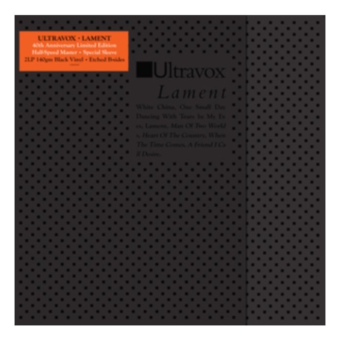 ULTRAVOX - LAMENT (DELUXE EDITION/LIMITED/40TH ANNIVERSARY/2LP)