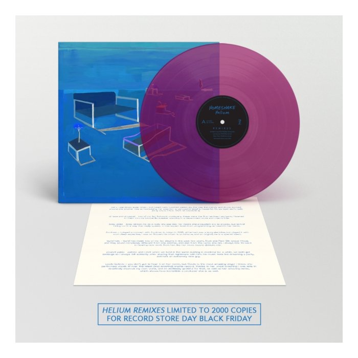 HOMESHAKE - HELIUM REMIXES (TRANSLUCENT GRAPE VINYL)