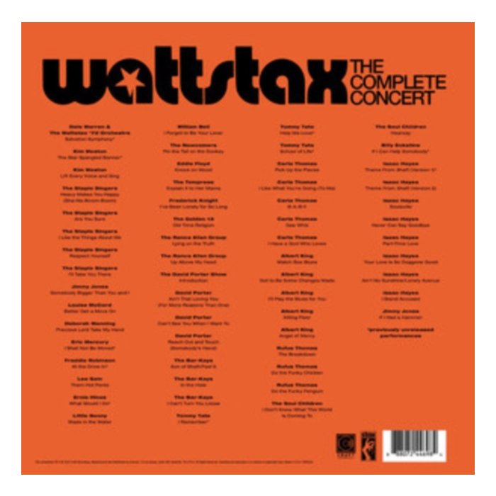 VARIOUS ARTISTS - WATTSTAX: THE COMPLETE CONCERT (10LP)