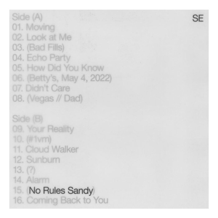 SYLVAN ESSO - NO RULES SANDY (EMERALD GREEN VINYL)
