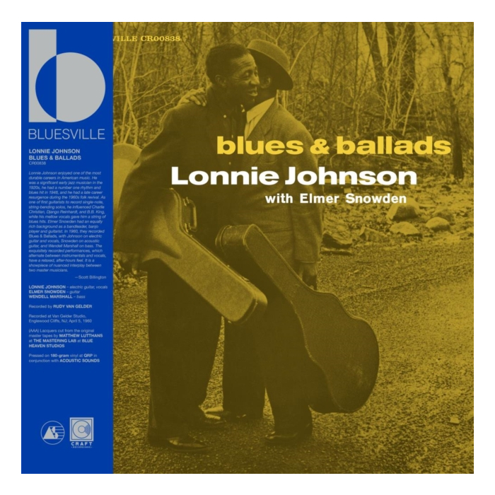 Blues & Ballads (Bluesville Acoustic Sound Series) (180G) - Johnson,Lonnie