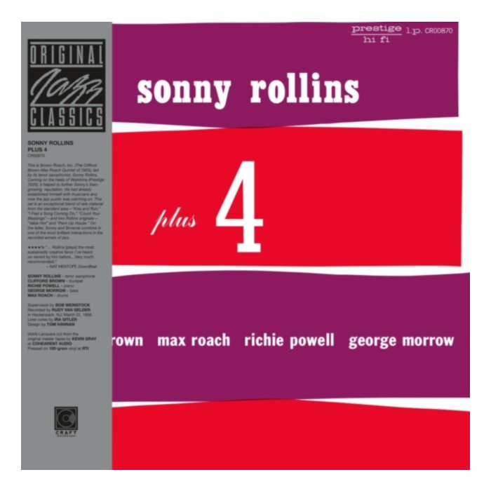 Plus 4 (Original Jazz Classics Series) (180G) - Sonny Rollins