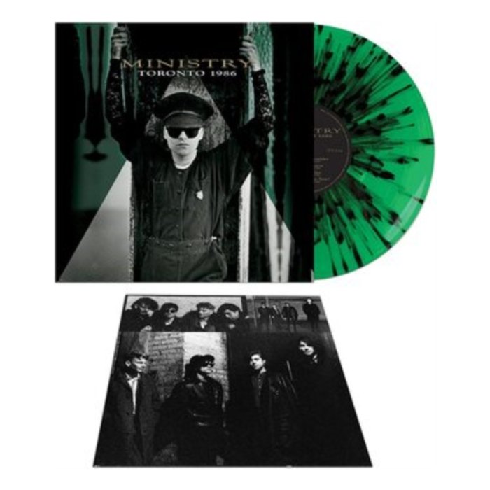 MINISTRY - TORONTO 1986 (GREEN & BLACK SPLATTER VINYL)