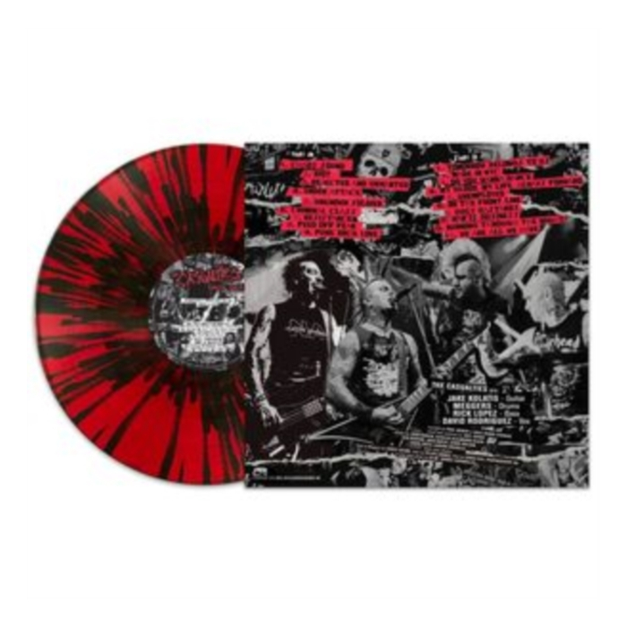 CASUALTIES - UNTIL DEATH: STUDIO SESSIONS (RED/BLACK SPLATTER VINYL)
