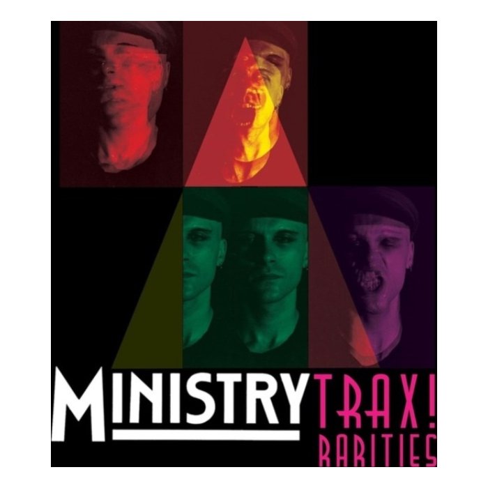 MINISTRY - TRAX RARITIES (BLACK/WHITE/MAGENTA SPLATTER VINYL)