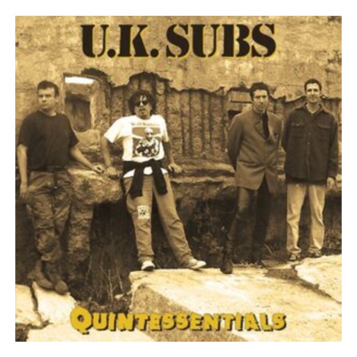 UK SUBS - QUINTESSENTIALS (YELLOW/BLACK SPLATTER VINYL)