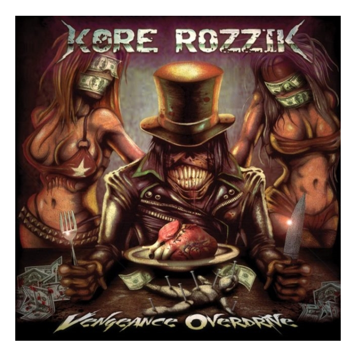 KORE ROZZIK - VENGEANCE OVERDRIVE (RED/BLACK SPLATTER VINYL)