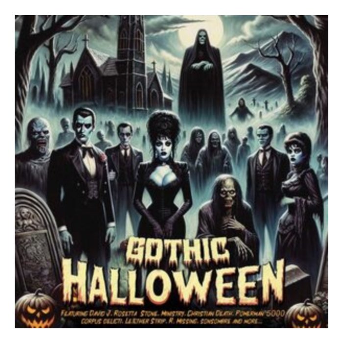 VARIOUS ARTISTS - GOTHIC HALLOWEEN (COLOR VINYL)