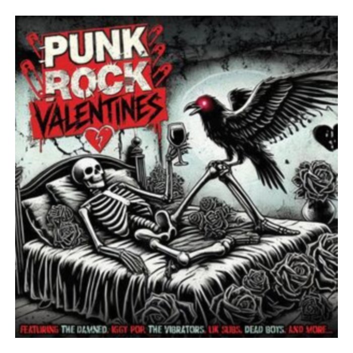 Punk Rock Valentines (Limited Edition/Red Marble Vinyl) - Various Artists