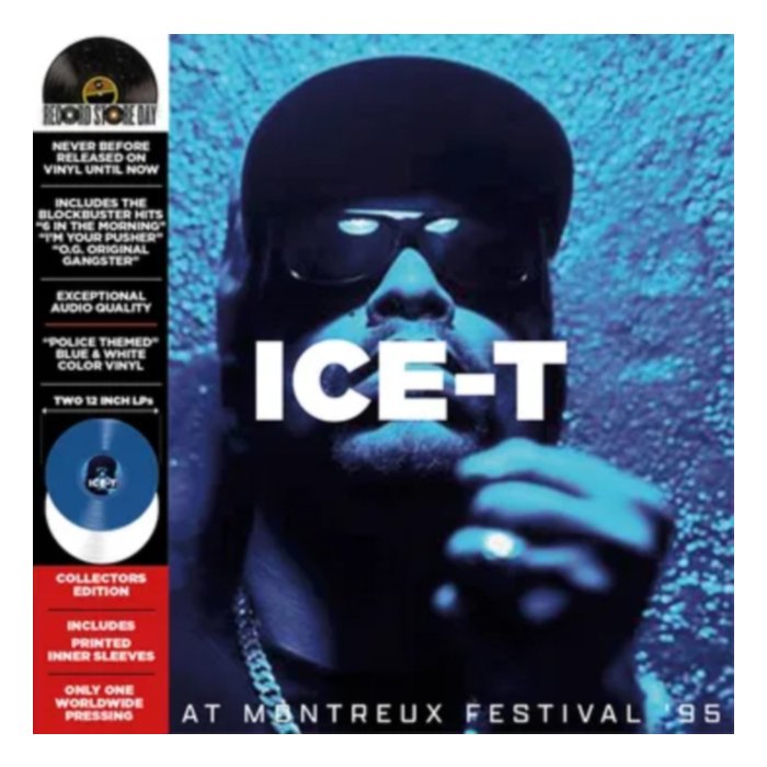 Live At The Miles Davis Hall - Montreux 1995 (New Artwork/Police Theme Blue/White Vinyl) (Rsd) - Ice-T