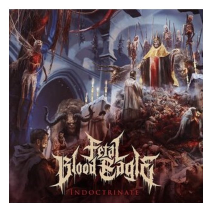 FETAL BLOOD EAGLE - INDOCTRINATE (TRANSPARENT BLUE VINYL)