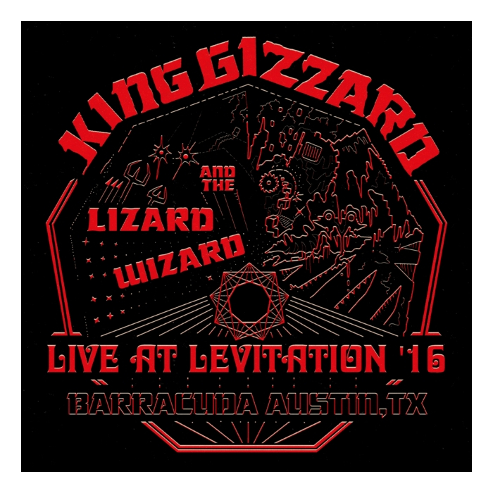 KING GIZZARD & THE LIZARD WIZARD - LIVE AT LEVITATION '16 (2LP/RED VINYL)