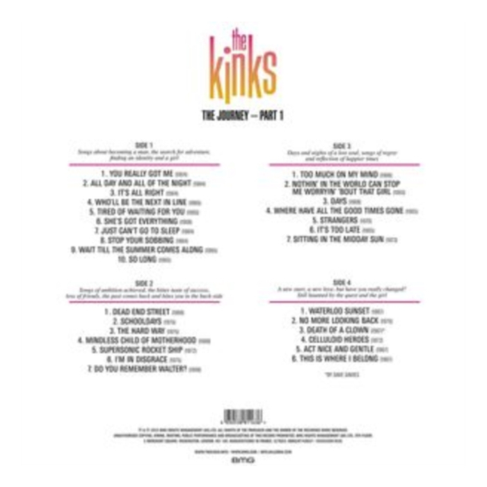 KINKS - JOURNEY PART 1 (2LP)