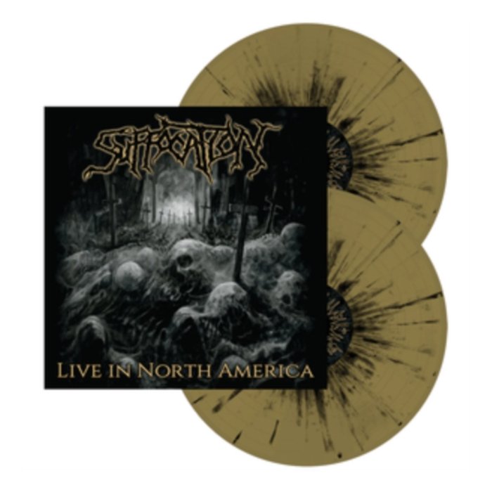 Live In North America (Gold & Black Splatter Vinyl) (I) - Suffocation