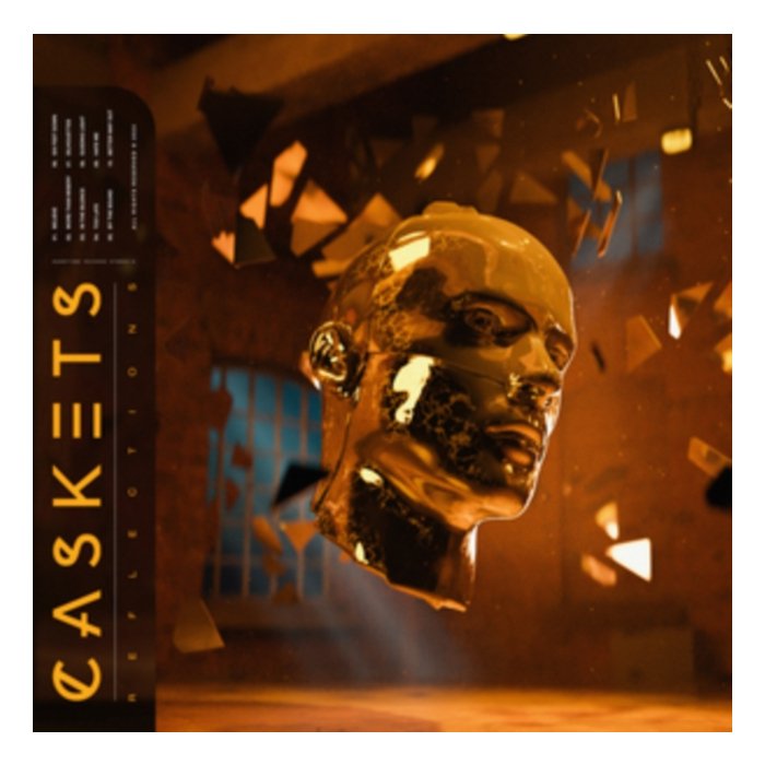 Reflections (Orange & Black W/ White Splatter Vinyl) - Caskets
