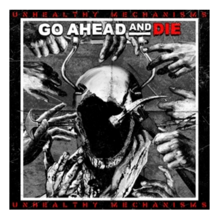 GO AHEAD & DIE - UNHEALTHY MECHANISMS (RED & BLACK SPLATTER VINYL)