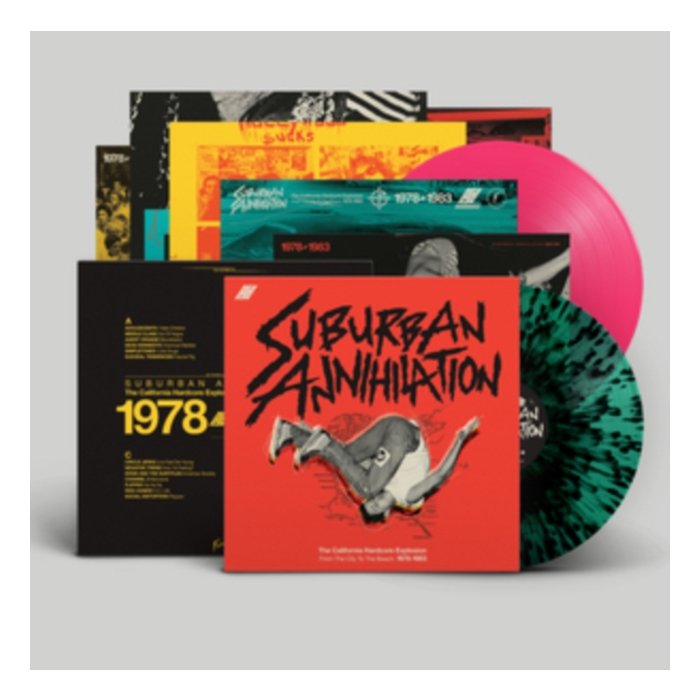 VARIOUS ARTISTS - SUBURBAN ANNIHILATION - THE CALIFORNIA HARDCORE EXPLOSION (COLOURED VINYL/2LP)