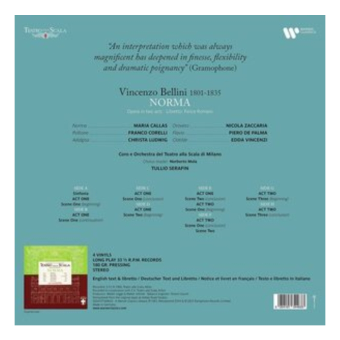 CORO DEL TEATRO ALLA SCALA DI MILANO - BELLINI: NORMA