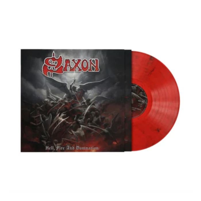 Hell, Fire & Damnation (180G/Red Marble W/ Black Vinyl) (I) - Saxon