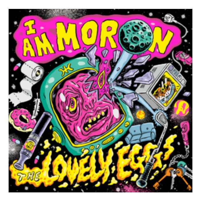 LOVELY EGGS - I AM MORON (NEON YELLOW VINYL)