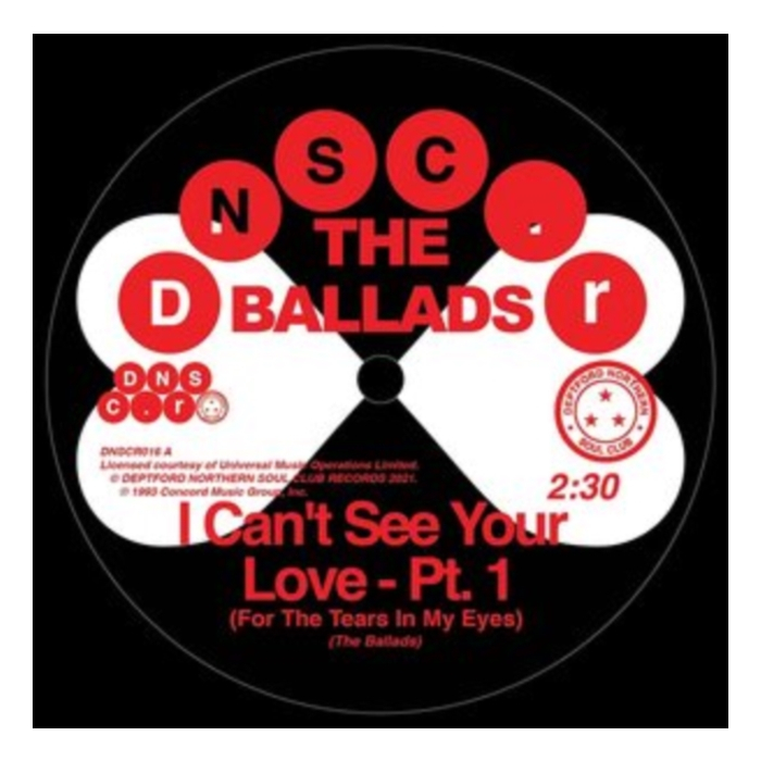 I Can'T See Your Love (For The Tears In My Eyes), Pt. 1 & Pt. 2 - Ballads