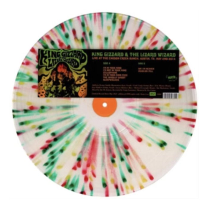 Live At The Carson Creek Ranch. Austin. Tx. May 2Nd 2014 (Splatter Vinyl) - King Gizzard & The Lizard Wizard