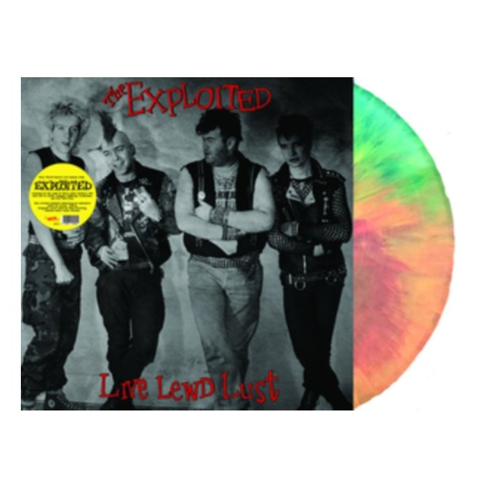 EXPLOITED - LIVE LEWD LUST (MULTI-COLOUR VINYL)