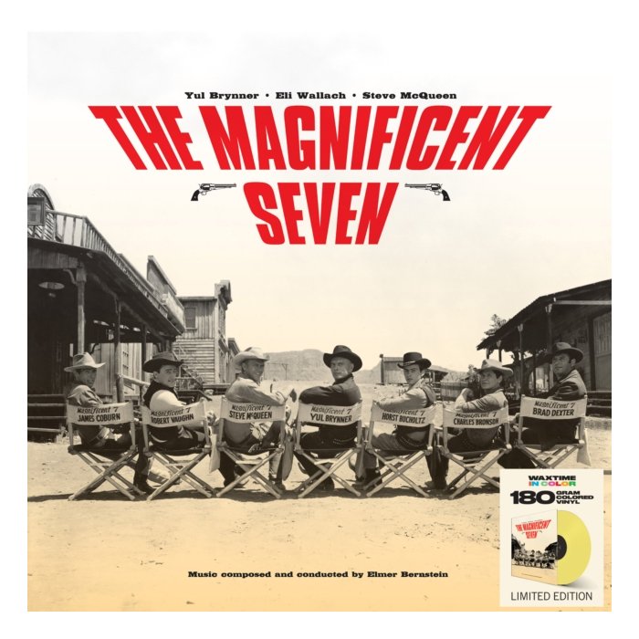 Magnificent Seven Ost (180G/Dmm/Limited Solid Yellow  Vinyl) - Bernstein,Elmer
