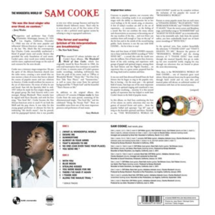 Wonderful World Of Sam Cooke (180G/Dmm Master) - Cooke,Sam